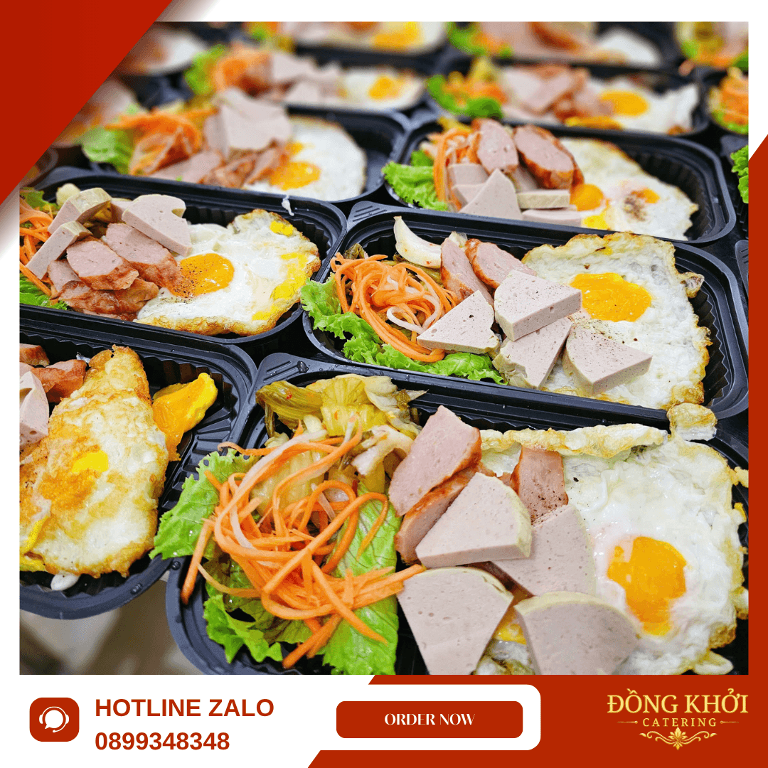 Bánh mì khay điểm tâm sáng